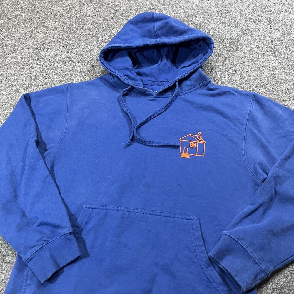Harry Styles Hoodie Mens Small Blue Sweatshirt Pullover House Love On Tour